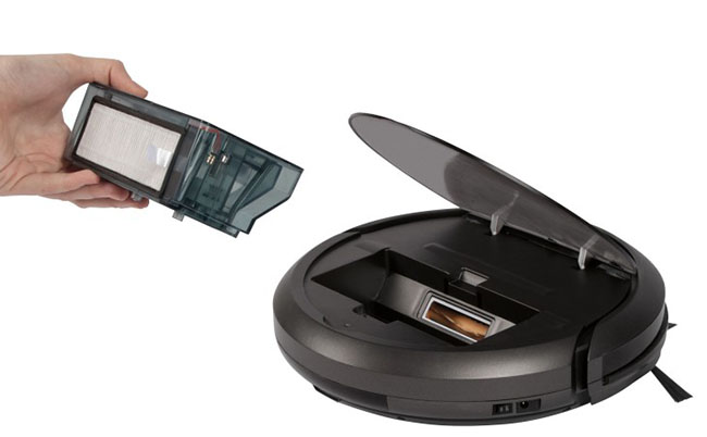 Robot aspirateur connecté WiFi jusqu'à 120 min 61 dB ProfiCare PC BSR 3043, aspirateur, Noir, 61 décibeles